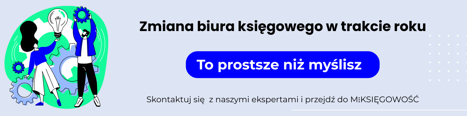 Zmiana biura rachunkowego baner