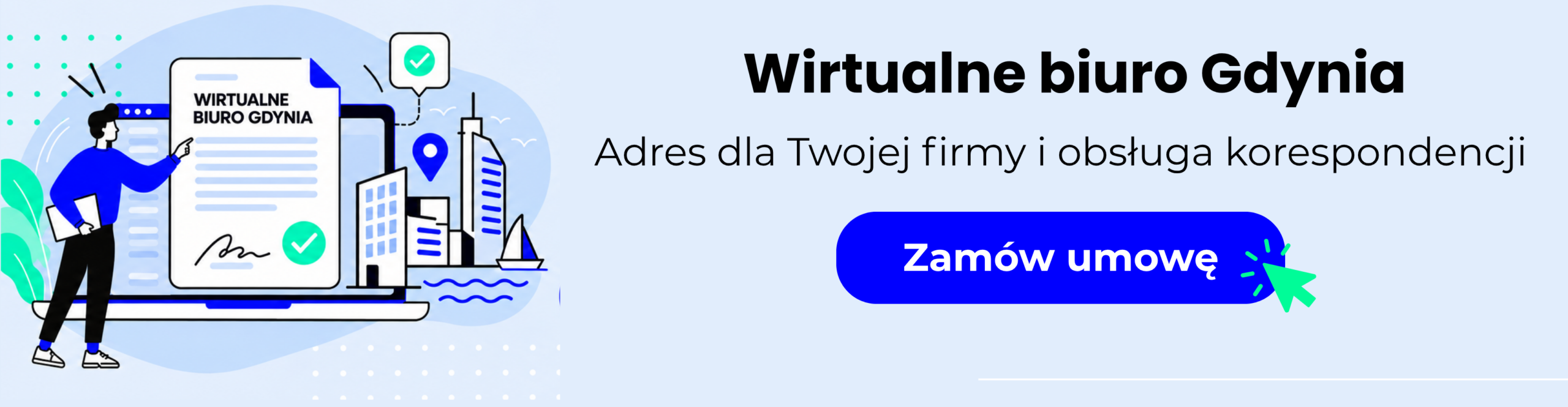 baner wirtualne biuro Gdynia